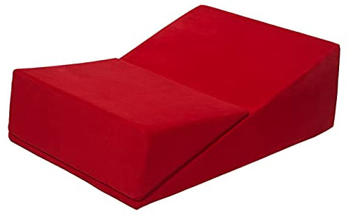Velinda Sex-Keil keilförmiges Sex-Kissen Liebeskissen Sexmöbel Liebesmöbel Erotikmöbel (Farbe: rot)