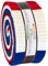 Robert Kaufman RU-779-40 Kona Baumwoll-Stoffstreifen, patriotisch, aufrollbar, 6,4 cm, vorgeschnittene Baumwoll-Stoffstreifen, Jelly Roll