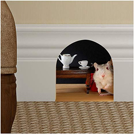 Adesivo Effetto 3D| Stickers Topolino - Decorazione murale camere e soggiorni 10 x 10 cm