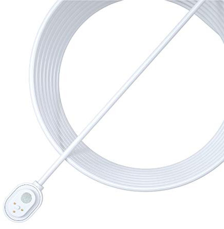 Arlo Certified Accessory | 25 ft Outdoor Magnetic Charging Cable, Designed for Arlo Ultra, Ultra 2 (+XL), Pro 3, Pro 4 (+XL), Pro 5, Go 2 & Floodlight Cameras, White