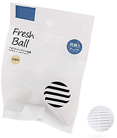 ECOSWAY 6pcs Mini Kugel Form Schuh Deo Trockner Feuchtigkeitsabsorber Anti-milde Schuhe Deo - Zitrone