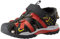 Geox Garçon J Borealis Boy B Sandales, Black/Dk Red, 37 EU