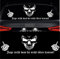 myrockshirt JAGE Nicht was DU Nicht TÖTEN Kannst Heckscheibenaufkleber XXL Auto Aufkleber in 70,0 cm x 30,0 cm JDM OEM Tuning Sticker Decal freie Farbwahl Skull Skullhead
