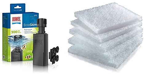 Juwel Aquarium 87025 EccoSkim - Oberflächenabsauger & 88049 BioPad Filterwatte, M (Compact)