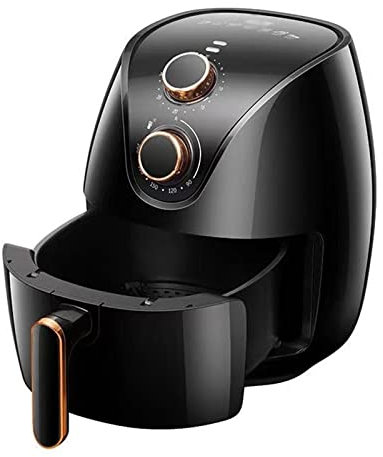 Home Freidora de aire 6 en 1 4L Freidora de aire sin aceite Freidora automática inteligente sin aceite Perilla doble [Nivel de energía A +++] Double the comfort