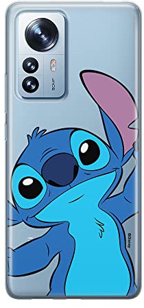ERT GROUP Handyhülle für Xiaomi 12 PRO Original und offiziell Lizenziertes Disney Muster Stitch 018 optimal an die Form des Handy angepasst, teilweise transparent