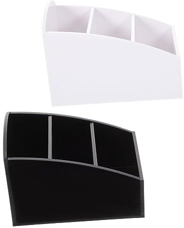 BESTonZON Make-up-Zubehör 2 Stück Kaffeepad-Aufbewahrungsbox Kunststoff-Vitrine Make-Up-Organizer-Box Make-Up-Halter Tee-Organizer Kaffeetablett Kaffee-Organizer Station Für Lose Teebeutel
