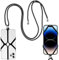 Giantree Phone Lanyard, 160cm Universal Mobile Phone Lanyards for the Neck Mobile Phone Neck Strap Silicone Mobile Phone Chain for Hanging Mobile Phone Strap Loop Mobile Phone Cord Phone Cord
