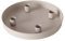 Magnet Kerzentablett für Stabkerzen 25 cm rund - beige - Metall Kerzenständer mit 4 magnetischen Haltern - Deko Tablett Festtags Advents Kerzen Ständer