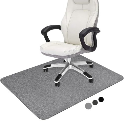 Placoot Bürostuhlmatte für Hartholzböden, 139,7 x 88,9 cm, Computerstuhlmatte, Schreibtischstuhlmatte, großer Rutschfester Bodenschutz für Zuhause und Büro