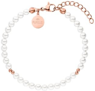 Purelei® Finesse Armband (Roségold) – Elegantes, verspieltes Damen Armband – Edelstahl – Verstellbare Länge 16-19 cm – Hawaiianisch inspiriert & wasserfest
