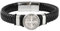 Eigso Leder Saint Cross Manschette Armband für Männer Frauen Trend Christian Anhänger Punk Armband für Mann Frau