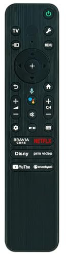 Replacement Remote Commander Compatible with Sony 4K Ultra HD TV X90L Series BRAVIA XR Full Array LED Smart Google TV XR-75X90L XR-55X90L XR-65X90L XR-85X90L XR-98X90L XR-55X90CL XR-65X90CL XR-75X90CL
