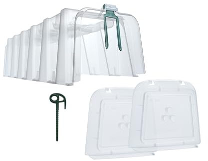 Garantia Sunny Pflanztunnel 3er-Komplettset inkl. Endkappen und Bodenanker