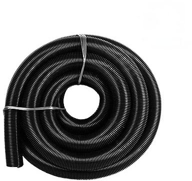 GeRRiT Aspiradora Robótica interior de 60mm, exterior de 70mm, manguera negra y gris, tubo suave, accesorios de pajitas de fuelle Industrial General Durapur (Color : Black-4m(60mm))