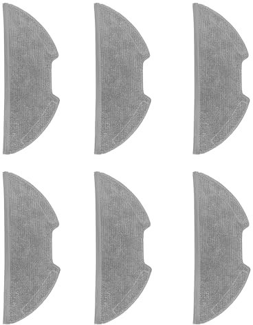 NUHFUFA Lot de 6 lingettes de nettoyage pour robot aspirateur Eureka E10S Sweeper