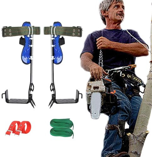 Pole Climbing Equipment Kit - Tree Climbing Equipment Set, Pole Climbing Equipment Set, Pole Climbing Tool; Pole Climbing Equipment Set with Non-Slip Pedal for Outdoor Activities