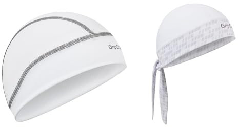 GripGrab UPF 50+ Leichte Sommer Fahrrad Unterhelm Mütze & Bandana Multifunktionales Sommer Sport Kopftuch Dünne Leichte Unterhelm Fahrrad Schweißschutz UV Schutz Mütze