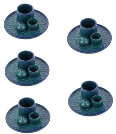 Warmhm 5stücke Ceramic Incense Stick Holder Eleganter Räucherstäbchenhalter Für Zuhause Für Meditation Und Yoga Skandinavisches Design Blau Ascheauffangfunktion