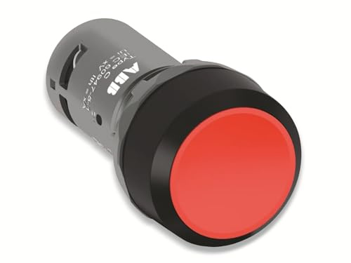 ABB Befehls- und Meldegeraete, 1SFA619101R1071, CP2-10R-11 rast, flach rot 1S1OE