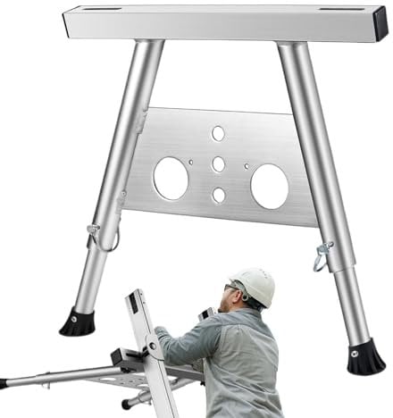Verlängerungsleiterstabilisator, Leiterstabilisatorfüße - Dachleiter-Basisstabilisator-Wandabstandshalter,Rutschfeste Füße, starke Tragfähigkeit, sichere und stabile Unterstützung für Dacharbeiten und