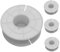 GLEAVI 4PCs Copper Wire Divider Frame for Audio Speaker Wire Organizer Storage Reel Cable Reel