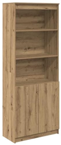 vidaXL Highboard Artisan-Eiche 70x35x180 cm Holzwerkstoff, Schrank, Lagerschrank, Schrank hoch, Beistellschrank, hoher Schrank, Schrank mit Tür