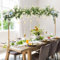 Gxpjycfob Over The Table Rod Stand with Clamps, Gold Metal Over Table Hanging Rail for Decorations, Adjustable 31-47 Tall, 47-102 Length, Table Arch Hanging Rail for Wedding, Birthday, Party Decor