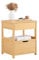SoBuy Beistelltisch Sofatisch Nachttisch Boxspringbett schmal Telefontisch Nachtkommode Aktenschrank Natur BHT ca. 45x55x38cm FRG258-N