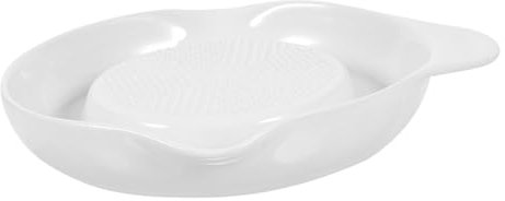 GREENADSCAPE Piatto Grattugia in Ceramica Per Frutta E Verdura Resistente E Facile Da Pulire Aglio