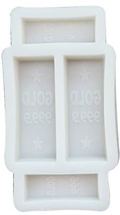 Gold Gold Brick Silicone Mold Chinese Cake Chocolate Decoration Fondant Candy Cake Chocolate Mold