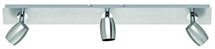 Trio Leuchten Deckenleuchte 803000307 Michael, Metall Nickel matt, exkl. 3 x GU10