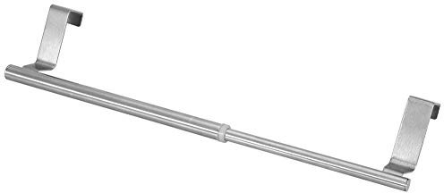 Towel Rack Stainless Steel Retractable Bath Double and Single Bar Towel Shelf Holder for Bedroom Bathroom Kitchen Living room(1#)