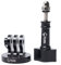 Chronos Gear Aluminum Alloy CNC Metal GoPro Tripod Adapter / Monopod Mount with CNC Thumbscrew Compatible with/Replacement for GoPro Max, GoPro Hero 9, Go Pro Hero 8, 7, 6, 5, 4, and DJI Osmo Action