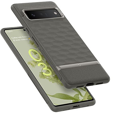 Caseology Parallax Hülle Kompatibel mit Google Pixel 6 Pro Hülle - Ash Gray