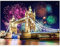 Square Diamond Painting Erwachsene 50x40cm Eckige Steine Puzzle Diamant Mosaik Klebebilder Quadratische Steine Diamant Painting Bilder Groß Kreuzstich Set Landschaften Brücken Feuerwerk Aufkleber