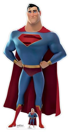 SC4070 Superman DC League of Super Pets Pappaufsteller in Lebensgröße, mit gratis Mini