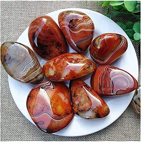 GIVBRO 100 g Kieselsteine, dekorative Steine, Granulat, Fluss, Kies, Mini-Natursteine, für Aquarium, Garten, Aquarium, Gehweg, Verzierung, 3–5 cm