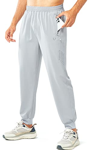NORTHYARD Sporthose Herren Lang Trainingshose Leichte Atmungsaktiv Polyester Jogginghose Outdoor Fitness Hose mit Reißverschlusstaschen