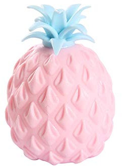 Rpporm Neues Simulations-Mehl-Ananas-Dekompressions-Spielzeug-Büro-Druckentlastungs-Spielzeug Pop's (Pink, One Size)