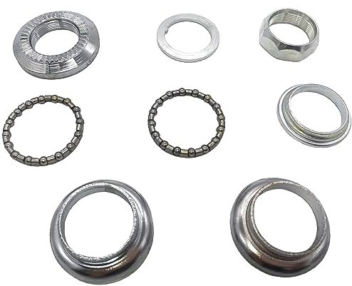 BQPOLING 8 PCS Set Gewinde Fahrrad Headset Combo, Fahrrad Vordergabel Schüssel Set 1 -24T22.23027mm