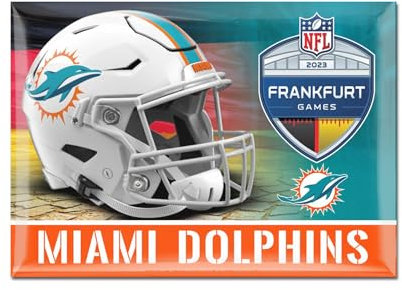 Wincraft NFL Frankfurt Game Kühlschrank-Magnet Miami Dolphins