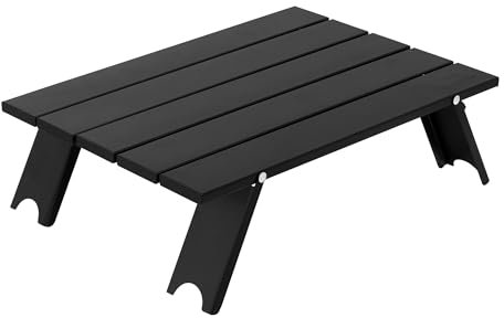 Naturehike Table Pliante, Mini Table de Camping en Aluminium Ultraléger, Table de Voyage Portable Pliable, Table de Collation, Plage, Camping, Bureau Brûlant