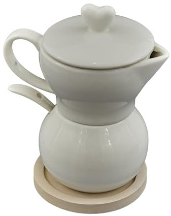Doni Bomboniere Matrimonio Zuccheriera E Lattiera Bianca con Moka Portazucchero Portalatte Regalo Cucina Nozze Anniversario Casa Arredamento Utile Tazze da caffè Utili Elegante Bianche Cucchiaino