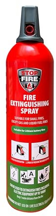 IWH Vertriebs GmbH IWH Premium Lithium Feuerlöschspray STOPFIRE Reinold Max Autofeuerlöscher 1 x 750ml für Lithium Batterien & Akkus
