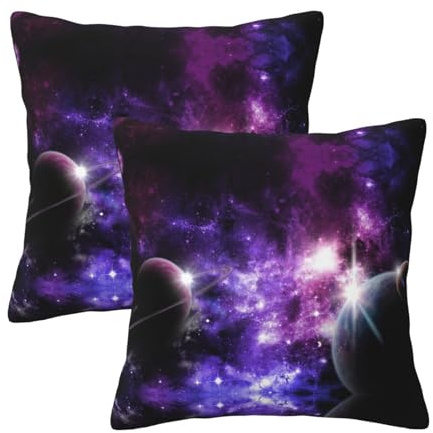 Galaxy Sky Außergewöhnliche quadratische Dekokissen, vielseitig, Sandkunst, dekorative Kissen, Weltall