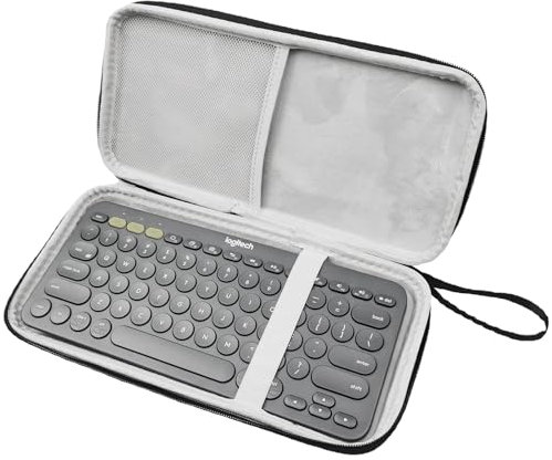Funda protectora para Logitech K380, bolsa de almacenamiento portátil para teclado, funda dura para Logitech K380 Mini teclado inalámbrico con iluminación