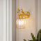 zhxinashu Wandlampe Innen - Modernes Design Vogel-Wandleuchte, E27 Wandleuchte Gold, Wandlampe Industrial für Schlafzimmer Nachttisch Wohnzimmer Korridor Flur