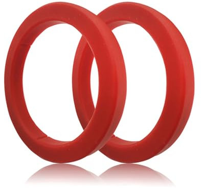 2 Pack Brewing Group Seal Rings Group Head Silicone Gasket Coffee Machine Replacement Sealing Rings for Coffee Machines