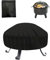 Housses pour BraséRos, Housse de Protection Imperméable et Résistante pour Braséros Barbecue, Fabriquée en Tissu Oxford 600D, pour le Patio et le Jardin, Résistante à la Déchirure et aux UV, Ø72x40cm